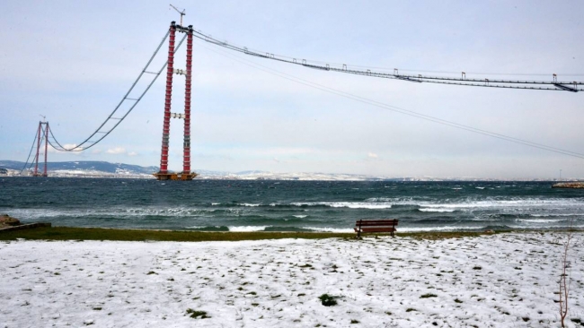 1915 Çanakkale Köprüsü'nde çalışmalar devam ediyor